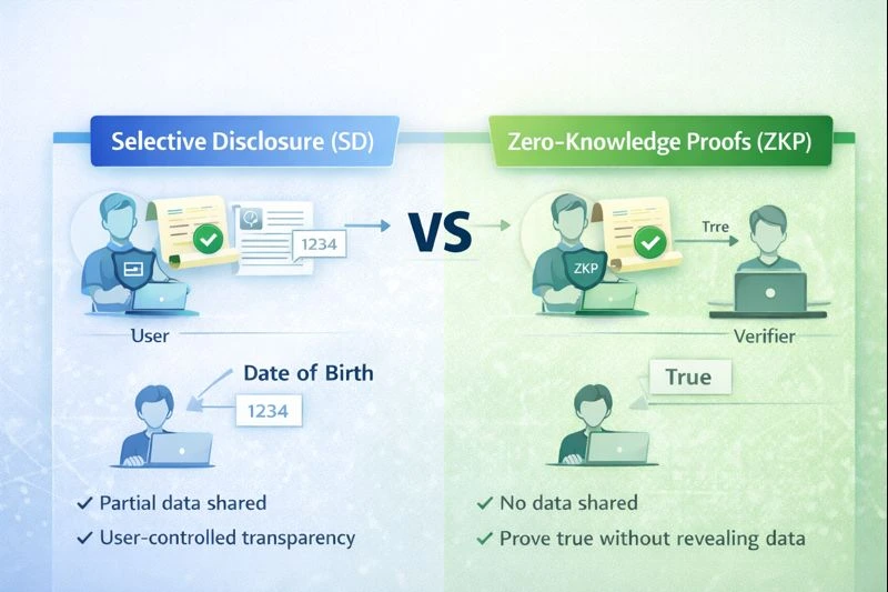 Zero-Knowledge Proofs vs Selective Disclosure
